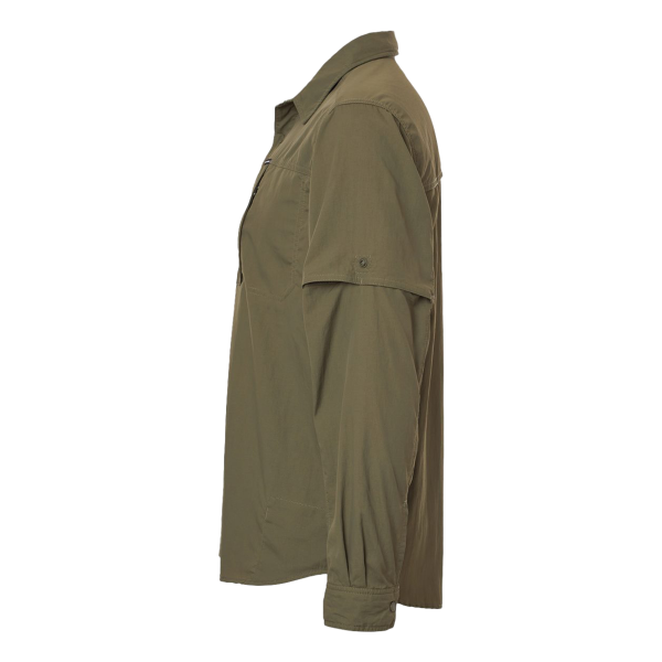Columbia Men's Skien Valley™ Pocket Shirt, Stone Green, Left Sleeve view