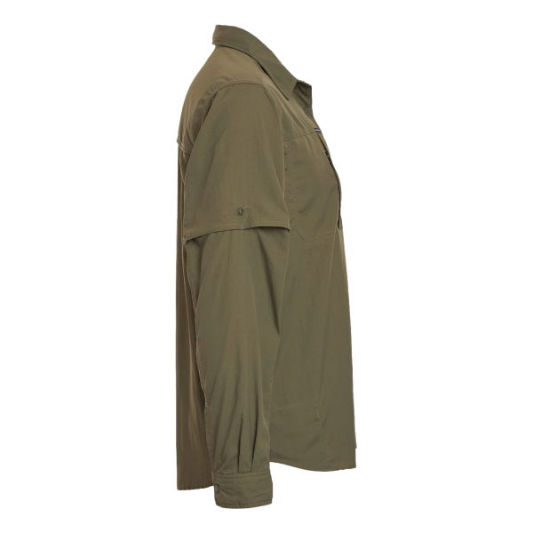 Columbia Men's Skien Valley™ Pocket Shirt, Stone Green, Right Sleeve view