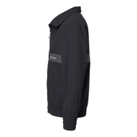 Columbia Men's Spire Valley™ Windbreaker, Black / Shark, Left Sleeve view