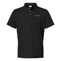 Columbia Men's Tech Trail™ Utility Polo, Black, Front view