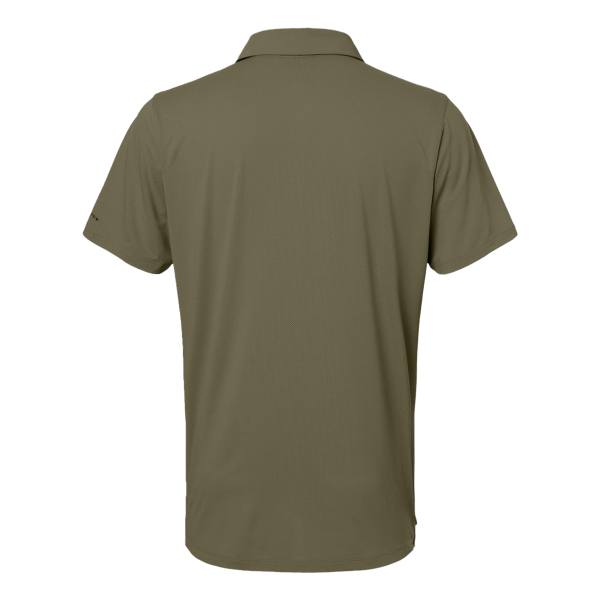 Columbia Men's Tech Trail™ Utility Polo, Stone Green, Back view