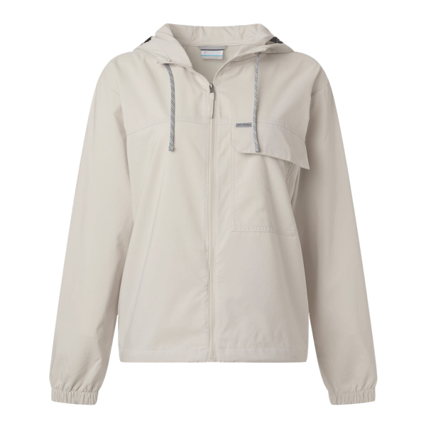 Columbia Women's Skien Valley™ Hooded Lightweight Jacket, Dark Stone, Front view