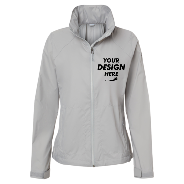 Columbia Women’s Switchback™ III Jacket, Columbia Grey, Front view, Mockup