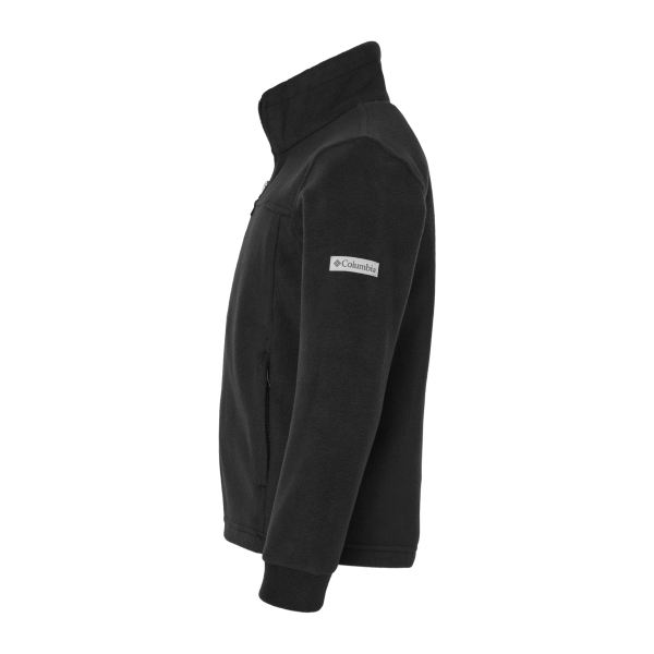 Columbia Youth Steens Mountain™ II Fleece Full-Zip Jacket, Black, Left Sleeve view