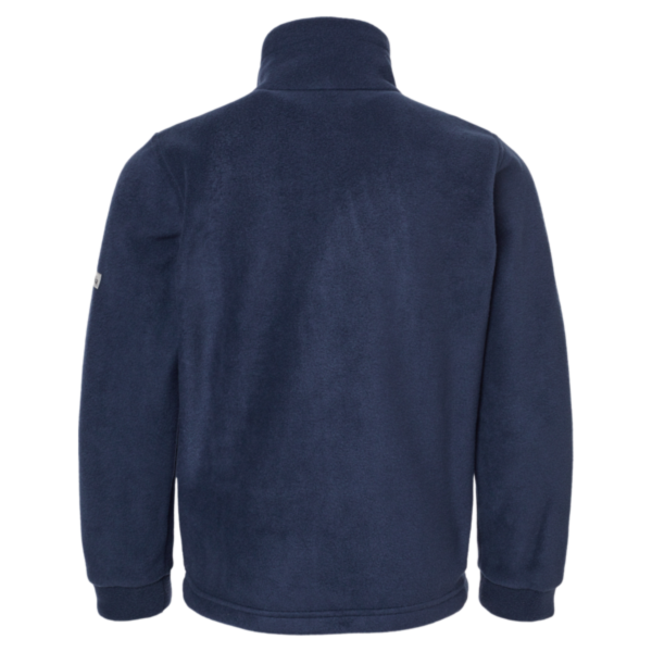 Columbia Youth Steens Mountain™ II Fleece Full-Zip Jacket, Collegiate Navy, Back view