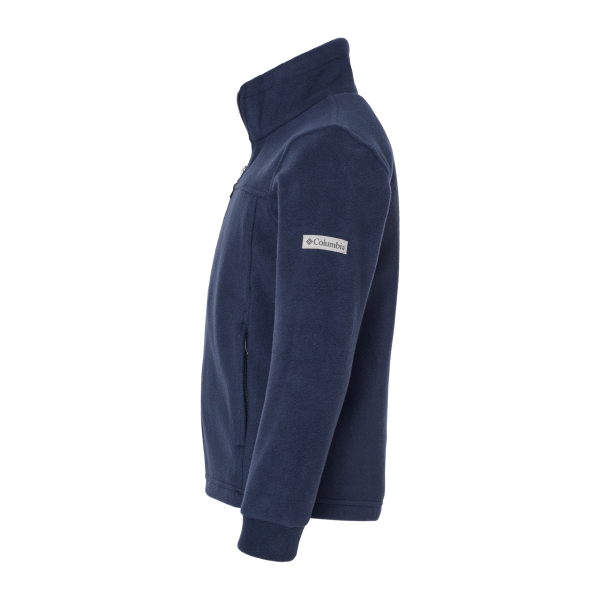 Columbia Youth Steens Mountain™ II Fleece Full-Zip Jacket, Collegiate Navy, Left Sleeve view