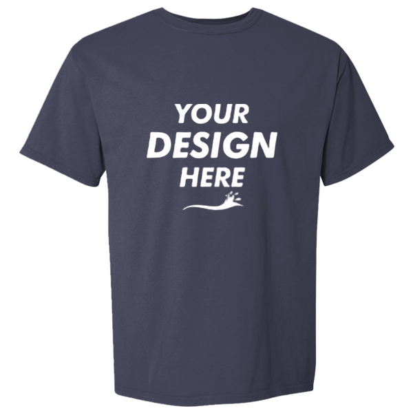 ComfortWash by Hanes Men's Garment-Dyed T-Shirt, Anchor Slate, Front view, Mockup