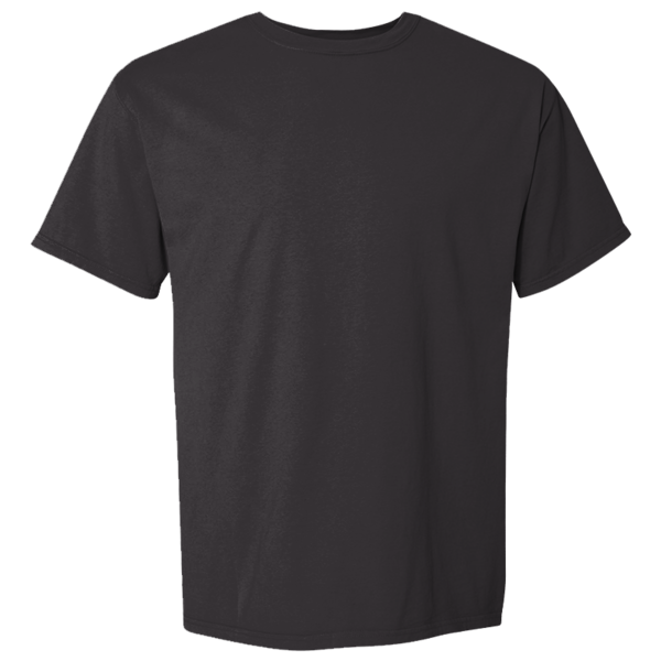 ComfortWash by Hanes Men's Garment-Dyed T-Shirt, Black, Front view