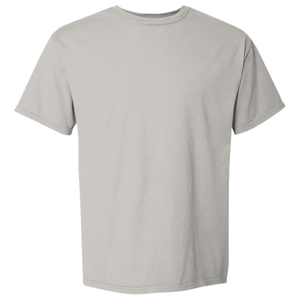 ComfortWash by Hanes Men's Garment-Dyed T-Shirt, Concrete Grey, Front view