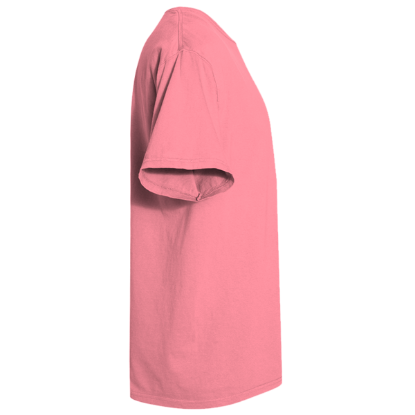 ComfortWash by Hanes Men's Garment-Dyed T-Shirt, Coral Craze, Right Sleeve view