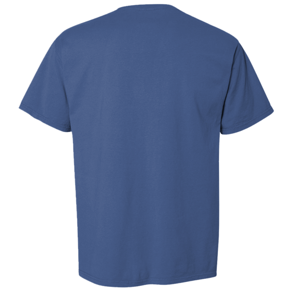 ComfortWash by Hanes Men's Garment-Dyed T-Shirt, Deep Forte Blue, Back view