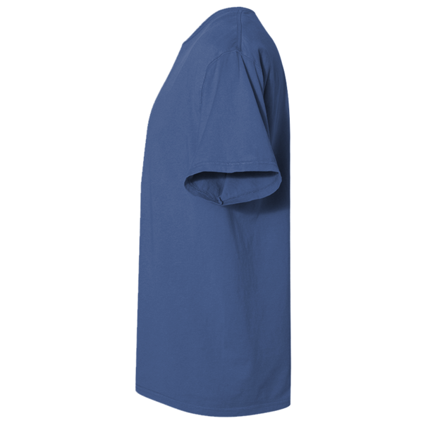ComfortWash by Hanes Men's Garment-Dyed T-Shirt, Deep Forte Blue, Left Sleeve view