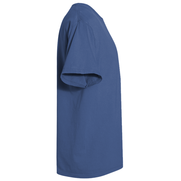ComfortWash by Hanes Men's Garment-Dyed T-Shirt, Deep Forte Blue, Right Sleeve view