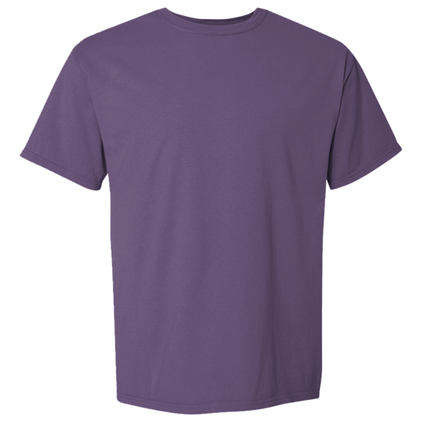 ComfortWash by Hanes Men's Garment-Dyed T-Shirt, Grape Soda, Front view