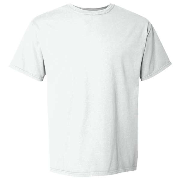 ComfortWash by Hanes Men's Garment-Dyed T-Shirt, White, Front view