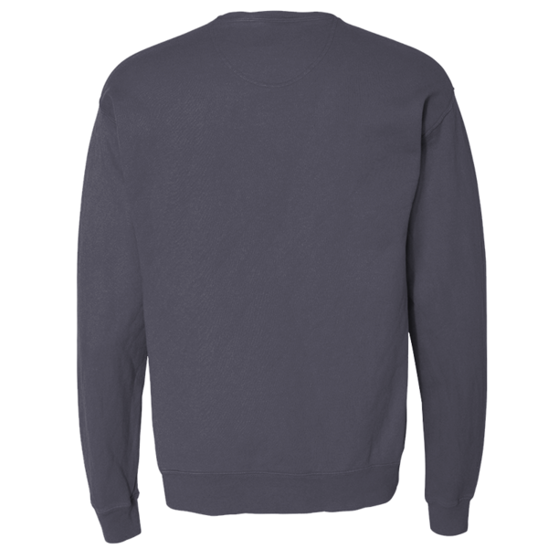 ComfortWash by Hanes Unisex Garment-Dyed Crewneck Sweatshirt, Anchor Slate, Back view