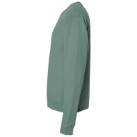 ComfortWash by Hanes Unisex Garment-Dyed Crewneck Sweatshirt, Cypress Green, Left Sleeve view