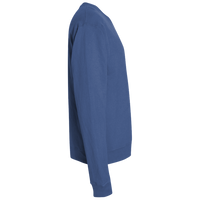 ComfortWash by Hanes Unisex Garment-Dyed Crewneck Sweatshirt, Deep Forte Blue, Right Sleeve view