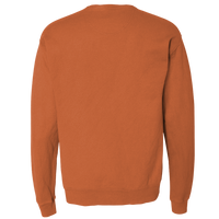 ComfortWash by Hanes Unisex Garment-Dyed Crewneck Sweatshirt, Texas Orange, Back view