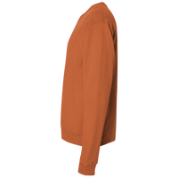 ComfortWash by Hanes Unisex Garment-Dyed Crewneck Sweatshirt, Texas Orange, Left Sleeve view