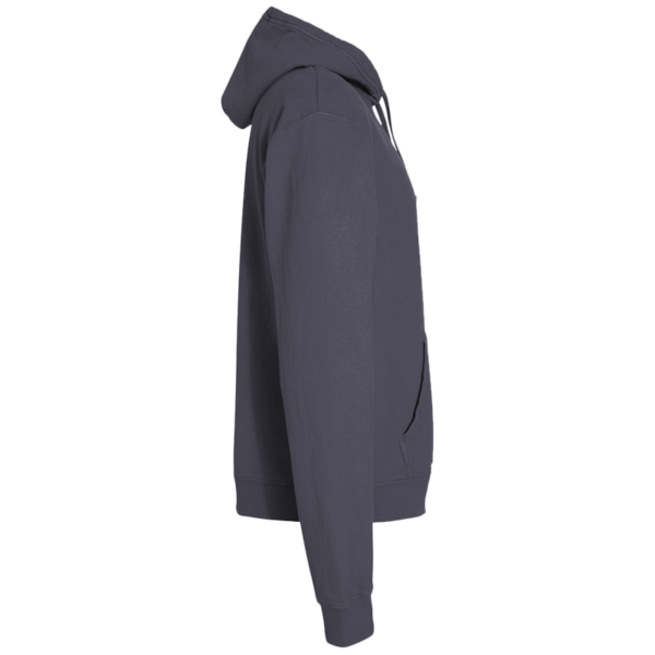 ComfortWash by Hanes Unisex Garment-Dyed Hooded Sweatshirt, Anchor Slate, Right Sleeve view
