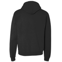 ComfortWash by Hanes Unisex Garment-Dyed Hooded Sweatshirt, Black, Back view