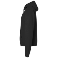 ComfortWash by Hanes Unisex Garment-Dyed Hooded Sweatshirt, Black, Left Sleeve view