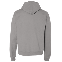 ComfortWash by Hanes Unisex Garment-Dyed Hooded Sweatshirt, Concrete Grey, Back view
