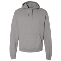 ComfortWash by Hanes Unisex Garment-Dyed Hooded Sweatshirt, Concrete Grey, Front view
