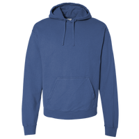 ComfortWash by Hanes Unisex Garment-Dyed Hooded Sweatshirt, Deep Forte Blue, Front view