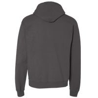 ComfortWash by Hanes Unisex Garment-Dyed Hooded Sweatshirt, New Railroad Grey, Back view