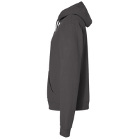 ComfortWash by Hanes Unisex Garment-Dyed Hooded Sweatshirt, New Railroad Grey, Left Sleeve view