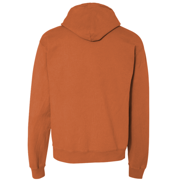 ComfortWash by Hanes Unisex Garment-Dyed Hooded Sweatshirt, Texas Orange, Back view