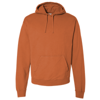 ComfortWash by Hanes Unisex Garment-Dyed Hooded Sweatshirt, Texas Orange, Front view