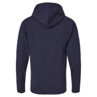 ComfortWash by Hanes Unisex Garment-Dyed Jersey Hooded Long Sleeve T-Shirt, Anchor Slate, Back view