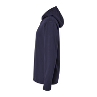ComfortWash by Hanes Unisex Garment-Dyed Jersey Hooded Long Sleeve T-Shirt, Anchor Slate, Left Sleeve view