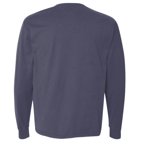 ComfortWash by Hanes Unisex Garment-Dyed Long Sleeve T-Shirt, Anchor Slate, Back view