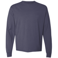 ComfortWash by Hanes Unisex Garment-Dyed Long Sleeve T-Shirt, Anchor Slate, Front view