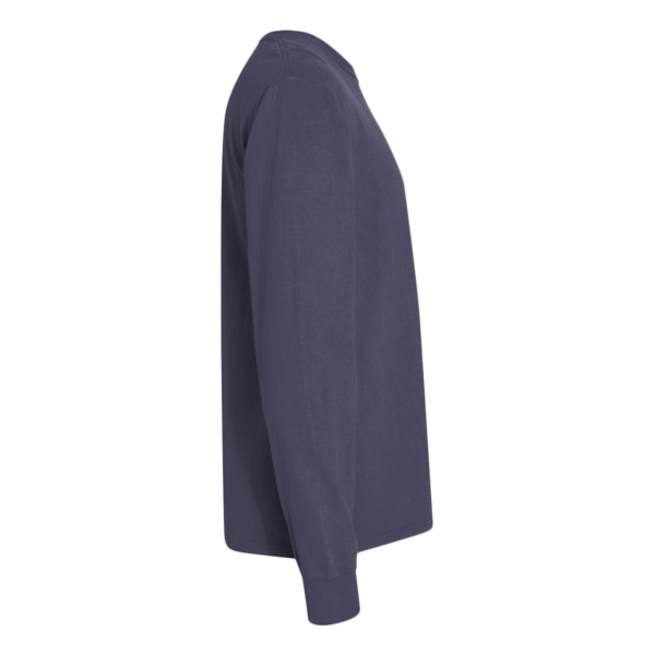 ComfortWash by Hanes Unisex Garment-Dyed Long Sleeve T-Shirt, Anchor Slate, Right Sleeve view