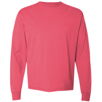 ComfortWash by Hanes Unisex Garment-Dyed Long Sleeve T-Shirt, Crimson Fall, Front view