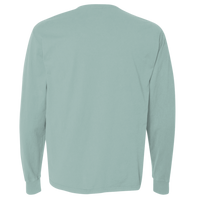 ComfortWash by Hanes Unisex Garment-Dyed Long Sleeve T-Shirt, Cypress Green, Back view