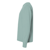 ComfortWash by Hanes Unisex Garment-Dyed Long Sleeve T-Shirt, Cypress Green, Left Sleeve view