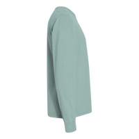 ComfortWash by Hanes Unisex Garment-Dyed Long Sleeve T-Shirt, Cypress Green, Right Sleeve view