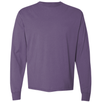 ComfortWash by Hanes Unisex Garment-Dyed Long Sleeve T-Shirt, Grape Soda, Front view