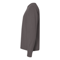 ComfortWash by Hanes Unisex Garment-Dyed Long Sleeve T-Shirt, New Railroad Grey, Left Sleeve view