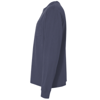 ComfortWash by Hanes Unisex Garment-Dyed Long Sleeve T-Shirt With a Pocket, Anchor Slate, Left Sleeve view