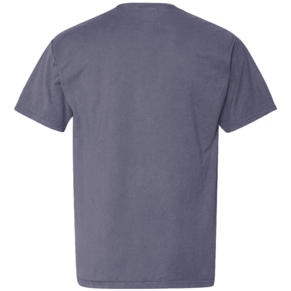 ComfortWash by Hanes Unisex Garment-Dyed Pocket T-Shirt, Anchor Slate, Back view