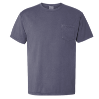 ComfortWash by Hanes Unisex Garment-Dyed Pocket T-Shirt, Anchor Slate, Front view