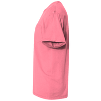 ComfortWash by Hanes Unisex Garment-Dyed Pocket T-Shirt, Coral Craze, Left Sleeve view