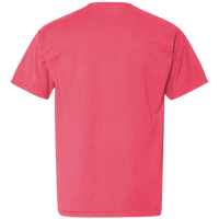 ComfortWash by Hanes Unisex Garment-Dyed Pocket T-Shirt, Crimson Fall, Back view